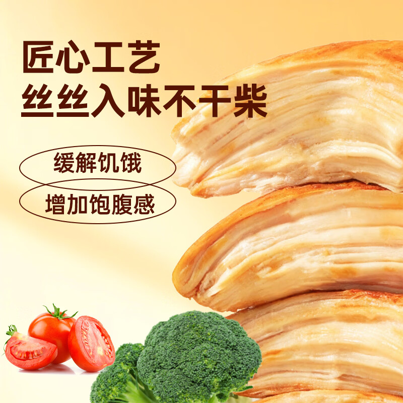 小鸡海蒂开袋即食速食鸡胸肉轻食休闲零食大礼包礼盒 奥尔良味1000g（20袋）