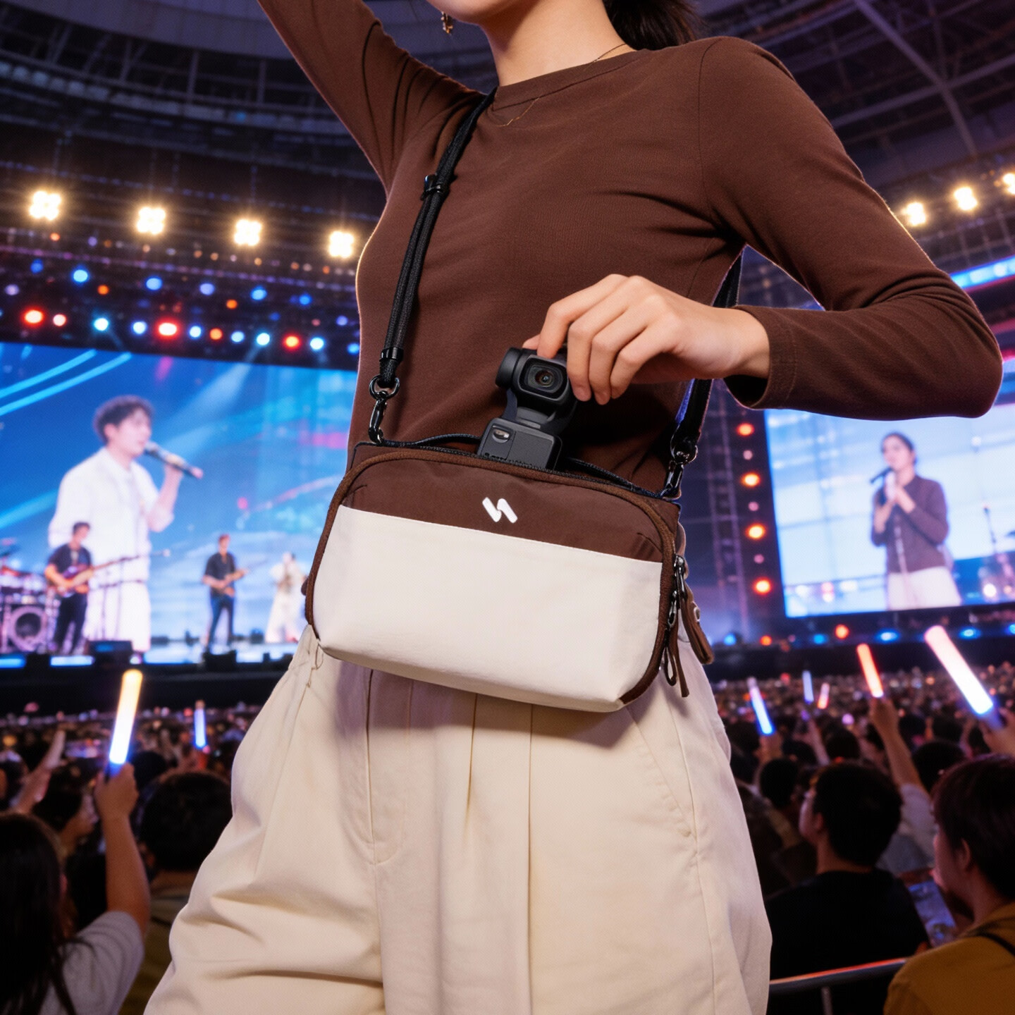 inateck四折叠数码挎包适用大疆Pocket3收纳包运动相机action6保护盒数码收纳口袋相机配件osmo nano 曜灰色 inateck四折叠数码挎包适用大疆Pocket3收纳包运动相机action6保护盒数码收纳口袋相机配件osmo nano 曜灰色