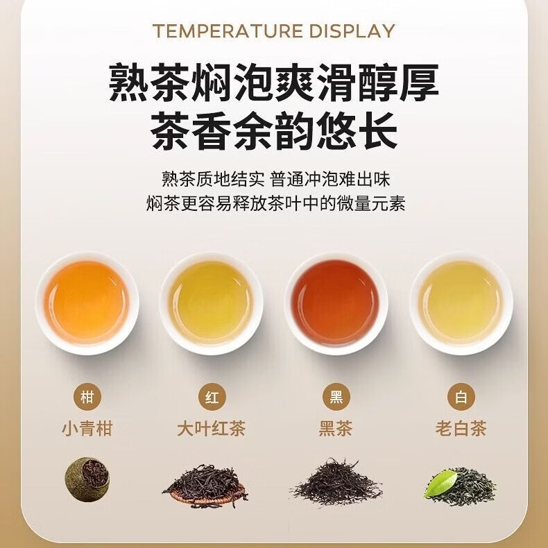 唯水保温杯大容量保温壶家用2026新款1.4升316L不锈钢户外便携车载壶 【机械显温 保温保冷两用】蓝色1400ML