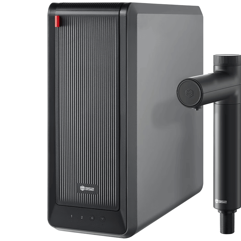 352加熱直飲一體機(jī) 400G通量1800G常溫出水陶氏RO反滲透 凈水器廚房專用臺(tái)下用 家用即熱凈水機(jī)A418H