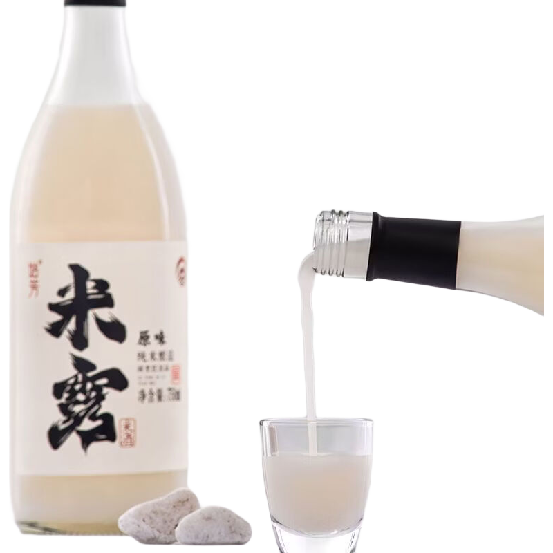 同里紅姑芳750ML米露2瓶裝蘇州米酒冬釀酒糯米酒低度果味酒冬至酒團(tuán)圓酒 原味 2瓶