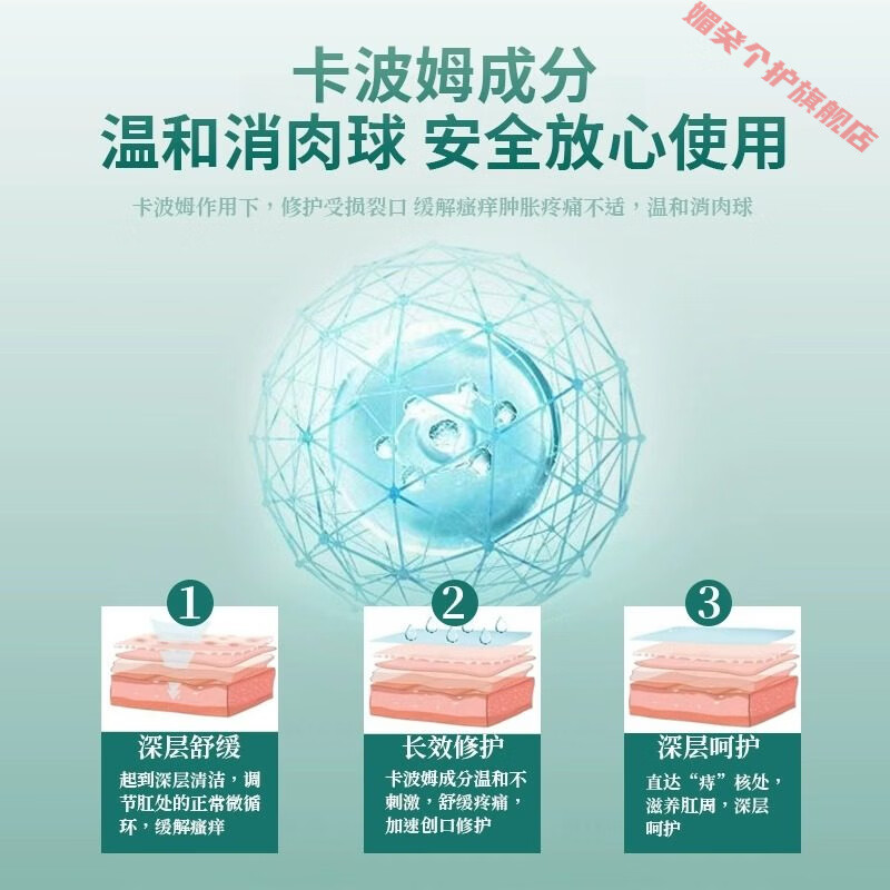 灵眷仙安洛森痔疮膏医用痔疮敷料ayee痔疮膏内外痔混合痔疮膏官方旗舰店 一盒【体验装】 【官方直售 京健保障】