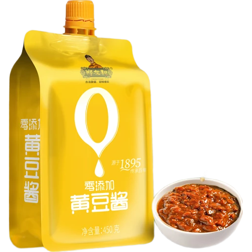 鄭友和東北黃豆醬零添加即食拌面大蔥蘸醬醬料豆醬燉菜調(diào)料炒菜醬料底料 零添加黃豆醬450g*3袋