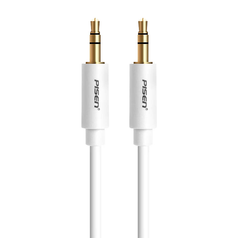 品胜车用AUX音频线3.5mm公对公立体声车载连接线平板延长线电脑苹果手机圆孔耳机转接线音响线一分二