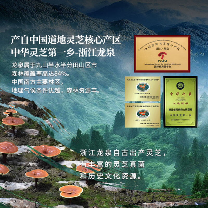 芝铭破壁灵芝孢子粉 2g/袋*50袋/盒（2盒配1个手提袋）增强免疫力送礼