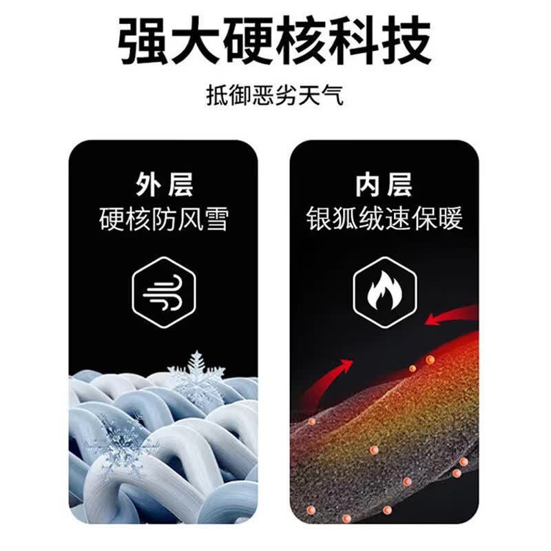 JEEP SPIRIT吉普冲锋衣男女同款春秋季外套新款户外防风防水登山服 6268黑色【三合一】 2XL 【建议体重130-150斤】