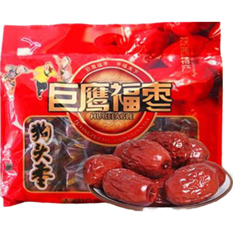 巨鷹紅棗巨鷹福棗陜北情狗頭棗陜西特產(chǎn)紅棗陜北清澗紅棗獨 1000g