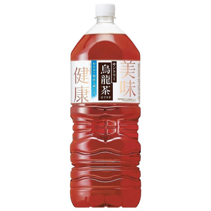 三得利日本进口无糖乌龙茶饮料2L*1瓶