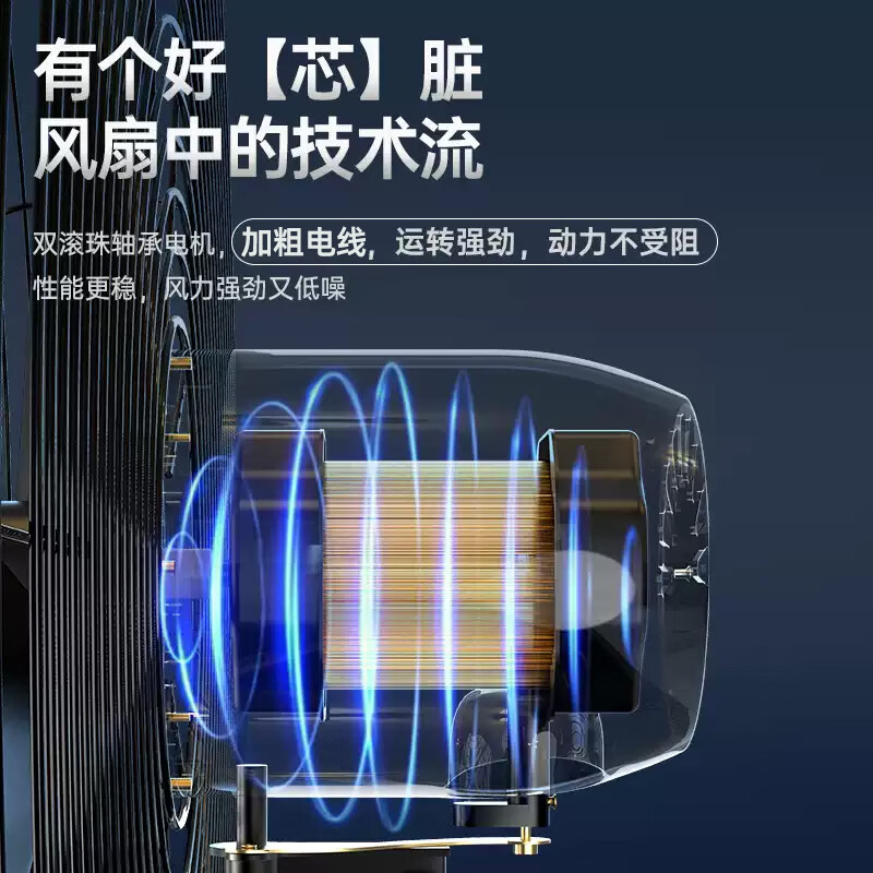 容声工业风扇钻大风力石电风扇牛角扇大功率风扇工厂车间商用立式落地大风扇工业壁扇吹除甲醛 750壁扇【30寸铝叶/铜芯电机//三档强风】