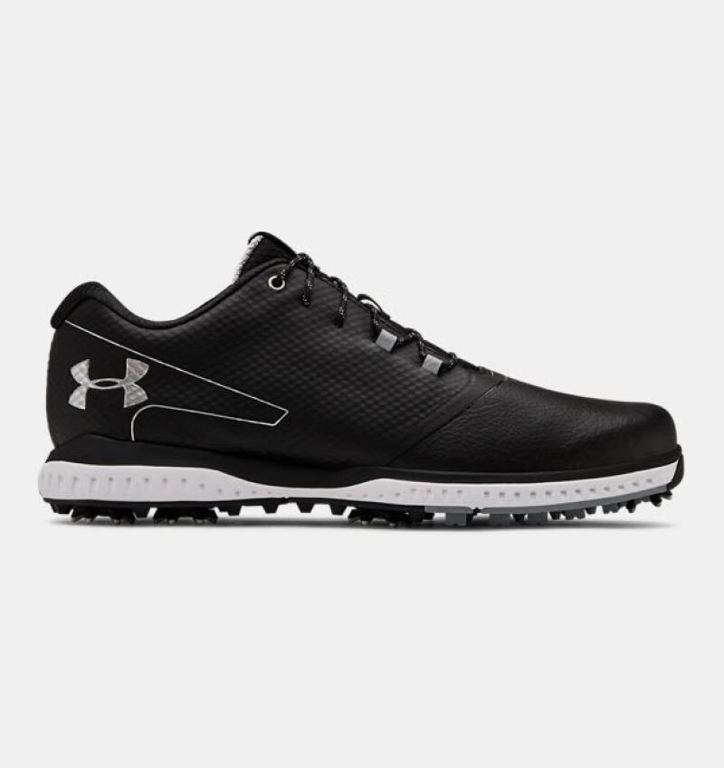 安德玛(under armour)男鞋休闲鞋低帮系带舒适防滑耐磨3021527 black