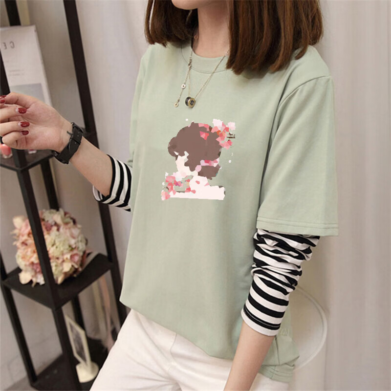 秋冬半高领打底衫女内搭2026新款显瘦宽松卫衣春长袖t恤上衣8003 加绒纯色卫衣-黑色 L 参考100-115斤