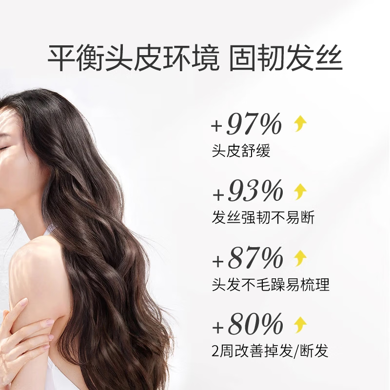 极方控油（300）清爽蓬松无硅油腺苷氨基酸女士男士洗发水 赋活300ml