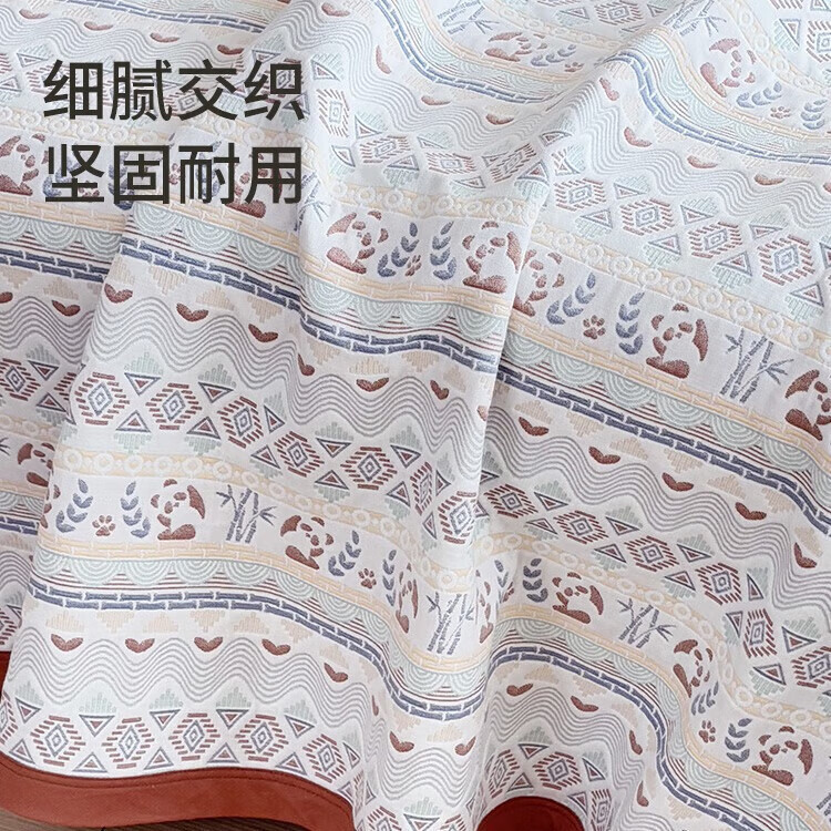 雅赞（YAZAN）棉纱床单软凉席儿童成人A类双面可用透气吸汗四季通用床上用品 海棠梦 205*230cm（适合1.8平铺床）