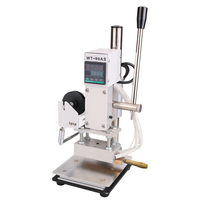 小型手动t槽铜模活字烫金皮革压花热压烫印压痕烙木烫印机 t槽活字