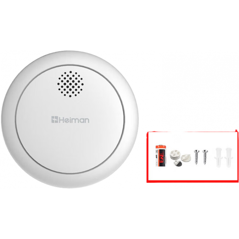 海曼紅盟智能煙霧報(bào)警器家庭無線聯(lián)網(wǎng)連接手機(jī)火災(zāi)和火災(zāi)專用煙霧傳感 智能WIFI煙霧報(bào)警器【鴻蒙版】