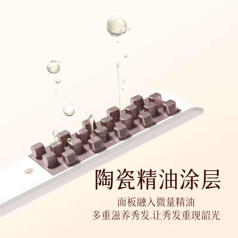 TRUHEIM【持久定型丨蓬松去油】德国玉米烫夹板蓬松护发垫发根高颅顶负离子不伤发蓬松头发神器玉米夹须板 顶配款【珍珠白】3000w负离子+陶瓷釉护发涂层 【迷你蓬松神器  告别秀发油扁塌】