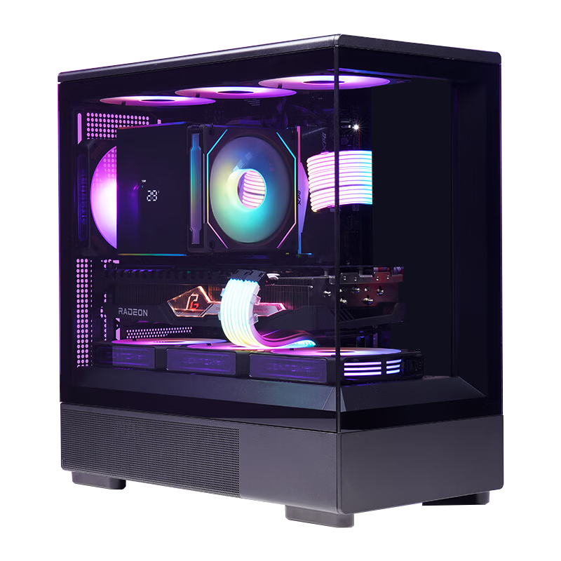 英特尔（Intel）Ultra7-265KF RTX5070Ti/RTX5080主机 高端游戏电竞台式组装电脑整机全套 DIY组装机 U7 265KF+RTX5060Ti-16G丨一 单主机