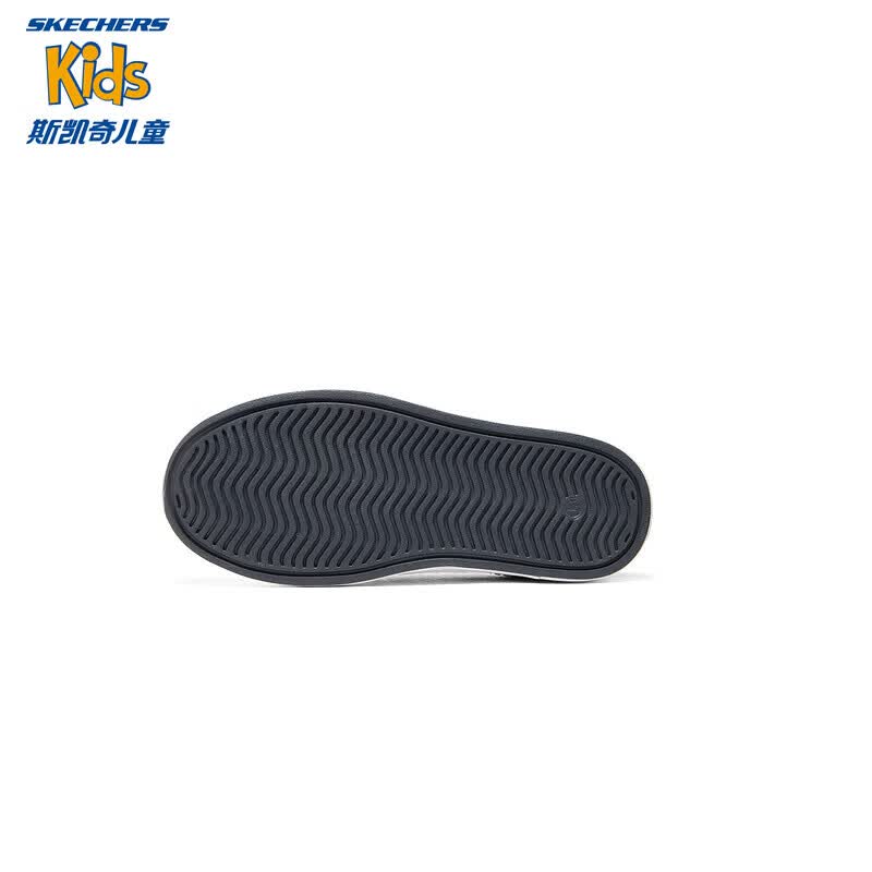 Skechers斯凯奇儿童鞋一脚蹬包头凉鞋夏季男女洞洞鞋中大童沙滩鞋308310L 男童/炭灰色/柠檬色/CCLM 30