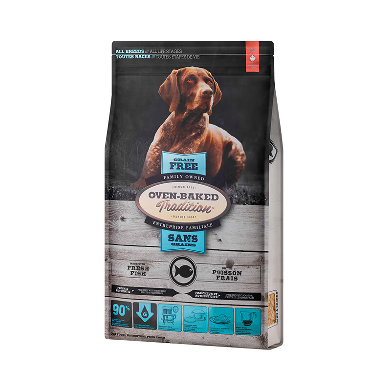 歐恩焙烘焙全狗糧無谷紅肉/雞肉/鴨肉/魚肉味 魚肉味 25lb