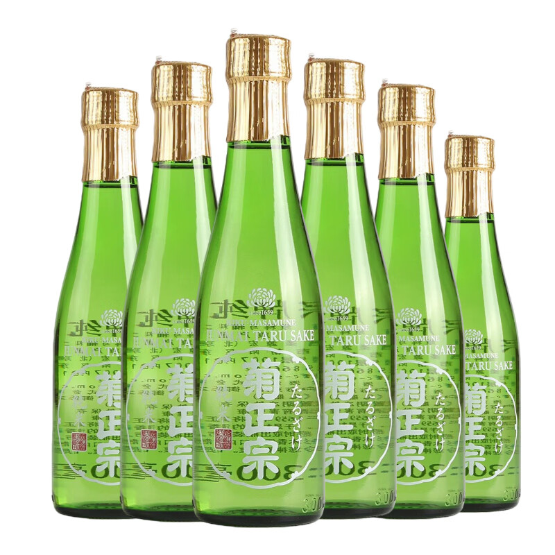 菊正宗日本原装进口清酒纯米清酒清仓价（效期短介意勿拍） （临保到3月底介意勿拍）菊正宗300ml*6瓶