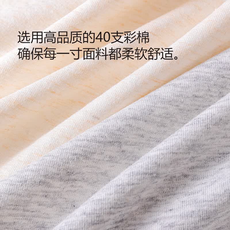 猫人（MiiOW）儿童内裤10A抑菌纯棉内裤女卡通软萌中腰无痕透气少女三角裤 3条装：彩粉+彩杏+浅花灰【10A抗菌 加宽腰头】 110 【建议体重20-30斤】