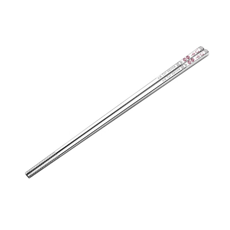 316不锈钢防菌防滑防霉筷子家用高档礼盒5双10双国标年货长筷子 316不锈钢10双家和富贵礼盒装 长25厘米/重36（每双）