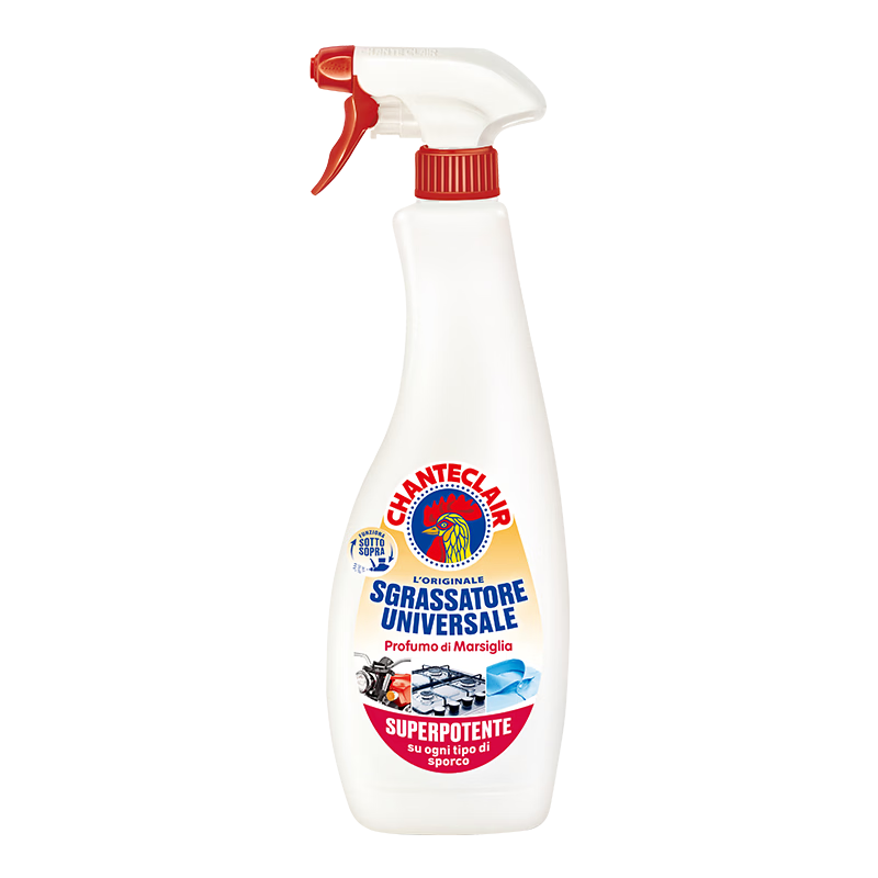 大公鸡管家（CHANTE CLAIR）多功能油污净(马赛皂香) 厨房重油污清洁剂 600ml 家庭清洁