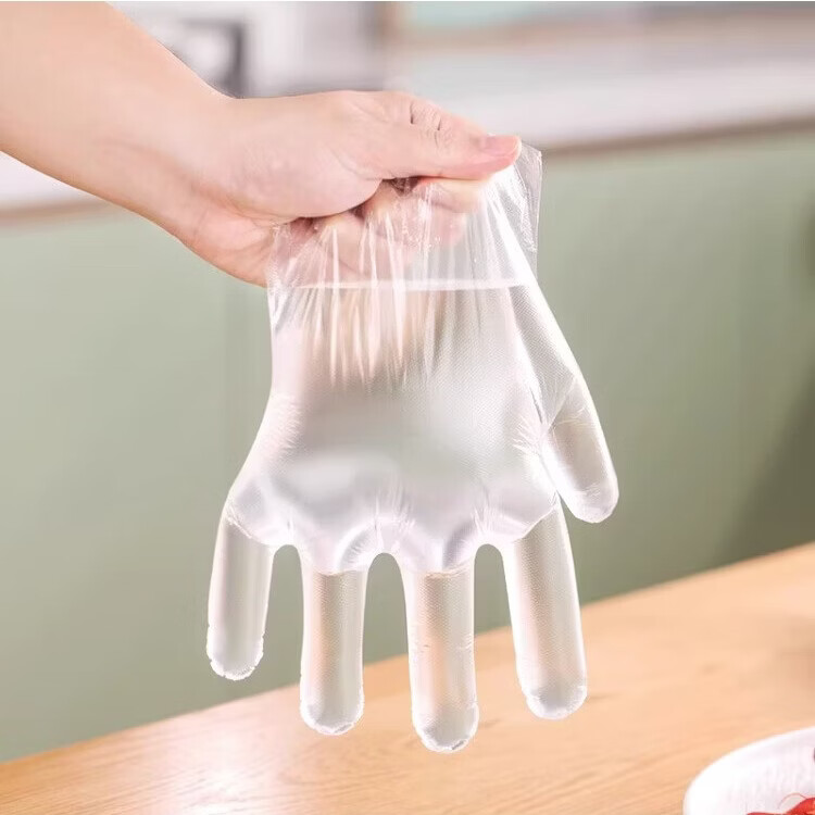 茶花(CHAHUA)一次性手套食品级成人儿童加厚pe独立包装家用餐饮塑料手套厨房用 【儿童款】200只独立装手套 一袋