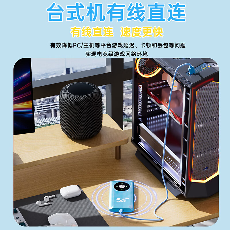 羽浪真5g随身wifi6千兆双频移动随身wifi2025款cpe路由器流量免插卡车载便捷式无线上网卡直播办公通用 【真5G旗舰版】WiFi6高速双频段+可拆卸电池