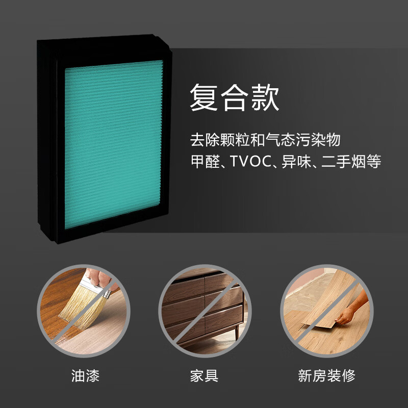 venTa空气净化加湿一体机AW730无雾冷蒸发静音家用客厅卧室空调房花粉雾霾防过敏鼻炎文塔温坦德国礼 [国产复合]AW730 H13+活性炭滤芯 2片装