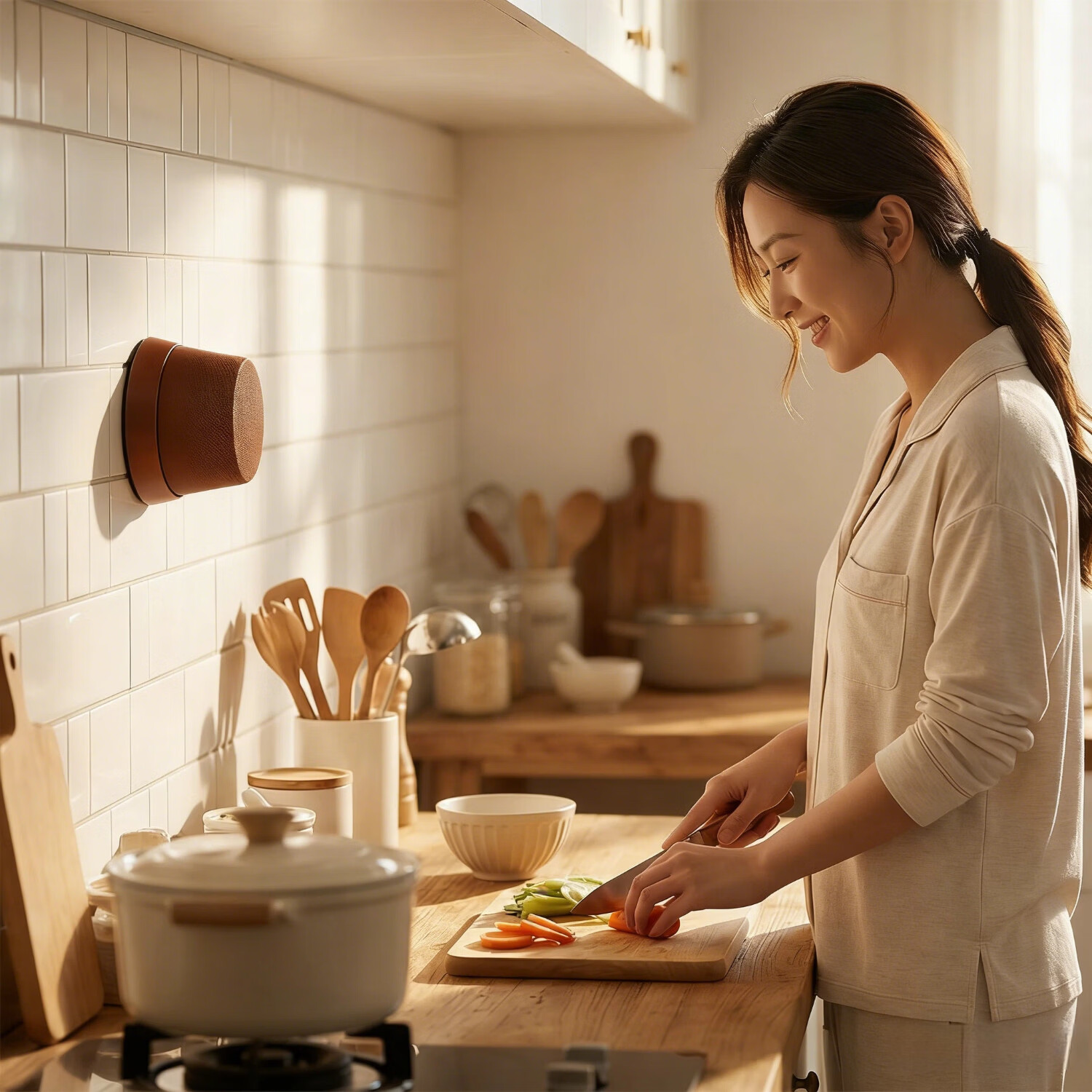 萨勒芬妮 磁吸蓝牙音响浴室便携式户外露营迷你无线手机mini小音箱家用桌面重低音炮防水收款码音乐播放器 石墨黑【360°环绕音效丨迷你便携】 2026新款【创意磁吸蓝牙音响】手机支架音箱2合一