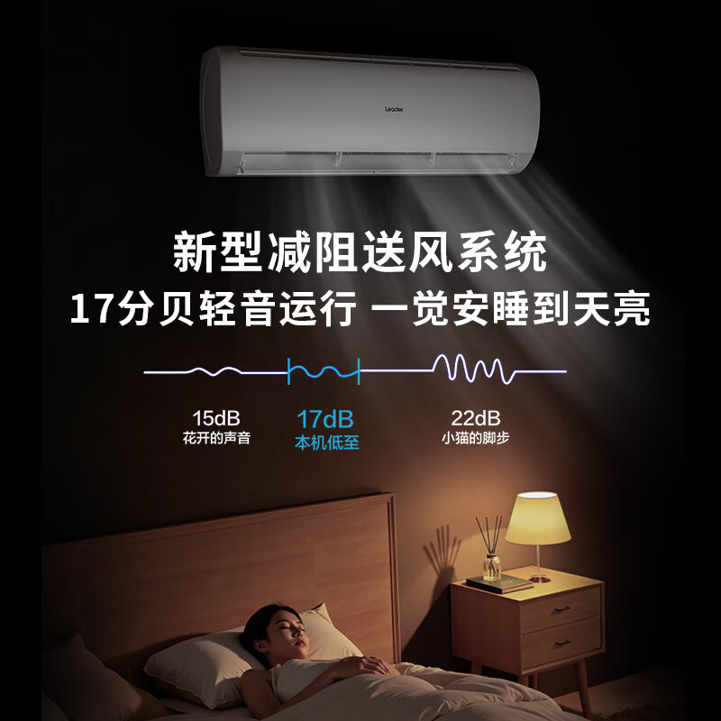 海尔统帅空调超省电Se 京东严选大1.5匹超一级冷暖变频空调挂机 双排铜管 国家补贴KFR-35GW/LJD1-1