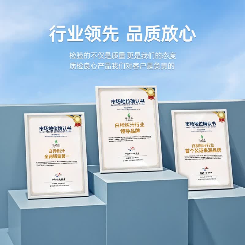 林源春白桦树汁100%白桦树原汁长白山白桦树汁植物饮料桦树汁 白桦树汁300ml*9瓶【热销必买】