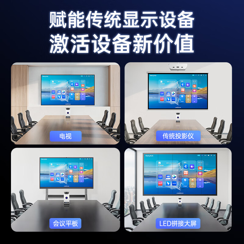 成者会议星bot20视频会议摄像头全向麦克风 无线投屏会议拾音器音响一体机 会议室专用AI会议主机 会议星Bot30【会议主机】