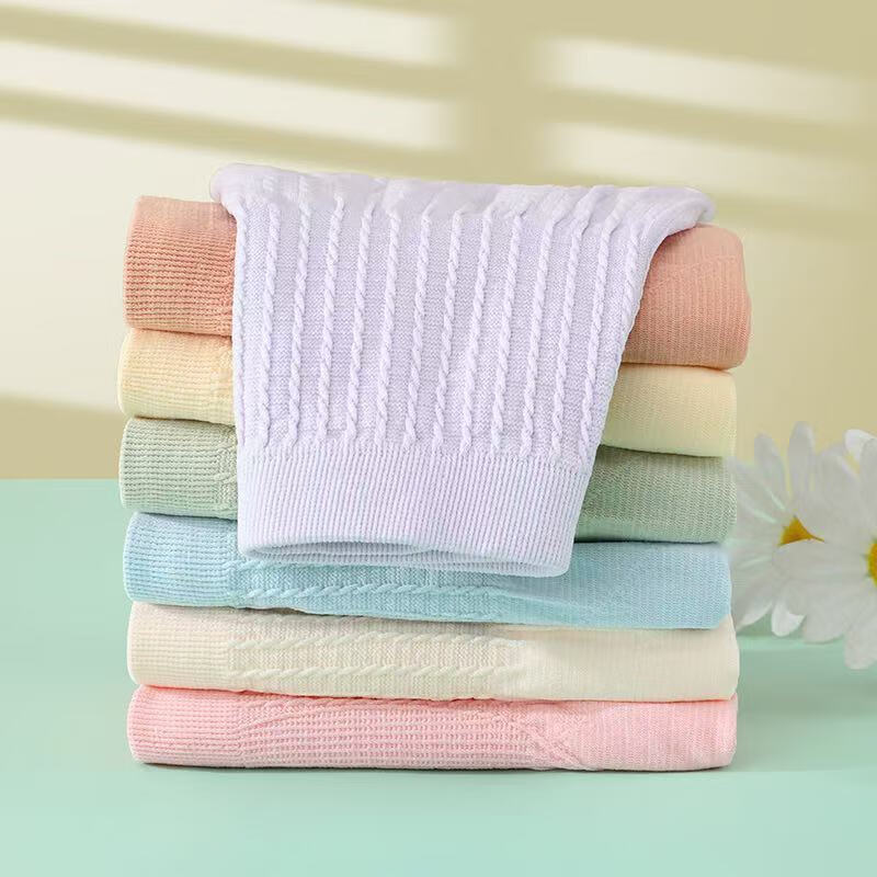 宜而爽秋冬季中高腰女士内裤高弹亲肤抗菌短裤舒适透气包臀无痕三角裤 4条装（颜色随机） XL 【亲肤高弹】 【130-170斤】