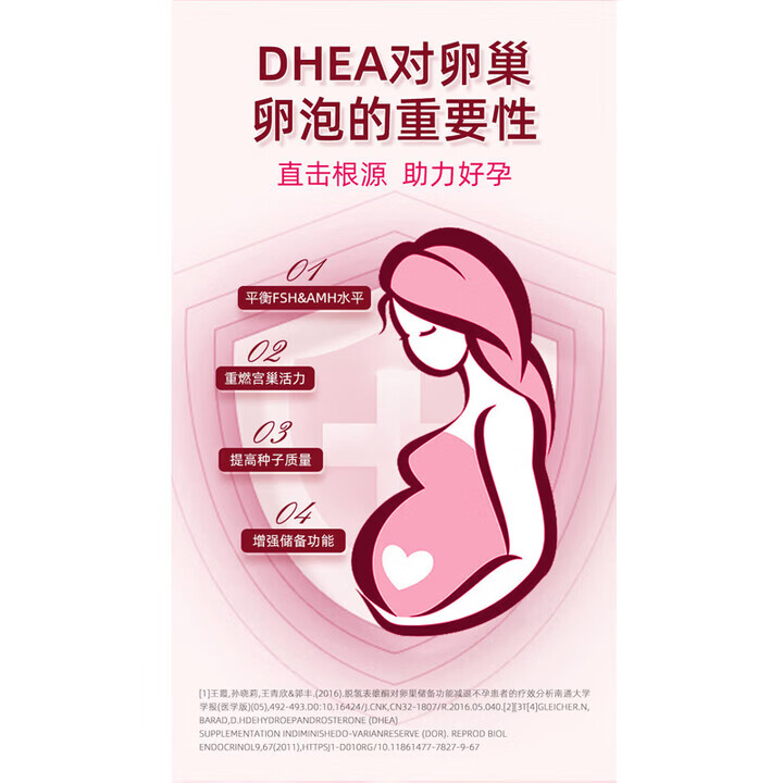VENN Healthologic红妥DHEA青春素妥孕可配红妥海外原装进口120粒/瓶