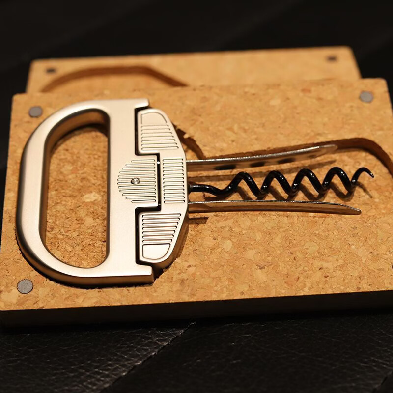 jisite美国都兰AHSO葡萄酒杜兰德开瓶器同款双保险红酒老酒刀个性 开瓶器配皮套