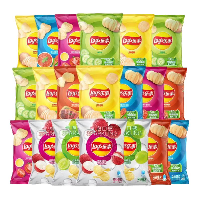 ���£�Lay's����Ƭ ��϶��ζ40g*20�� ��ʳ����� ����ʳƷ
