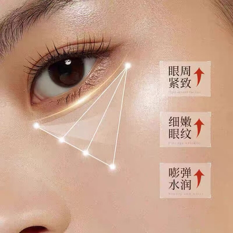 内廷上用北京同仁堂紫熨斗咖啡因淡纹抗皱眼霜提拉紧致去眼袋黑眼圈 【1支体验装】30g/支