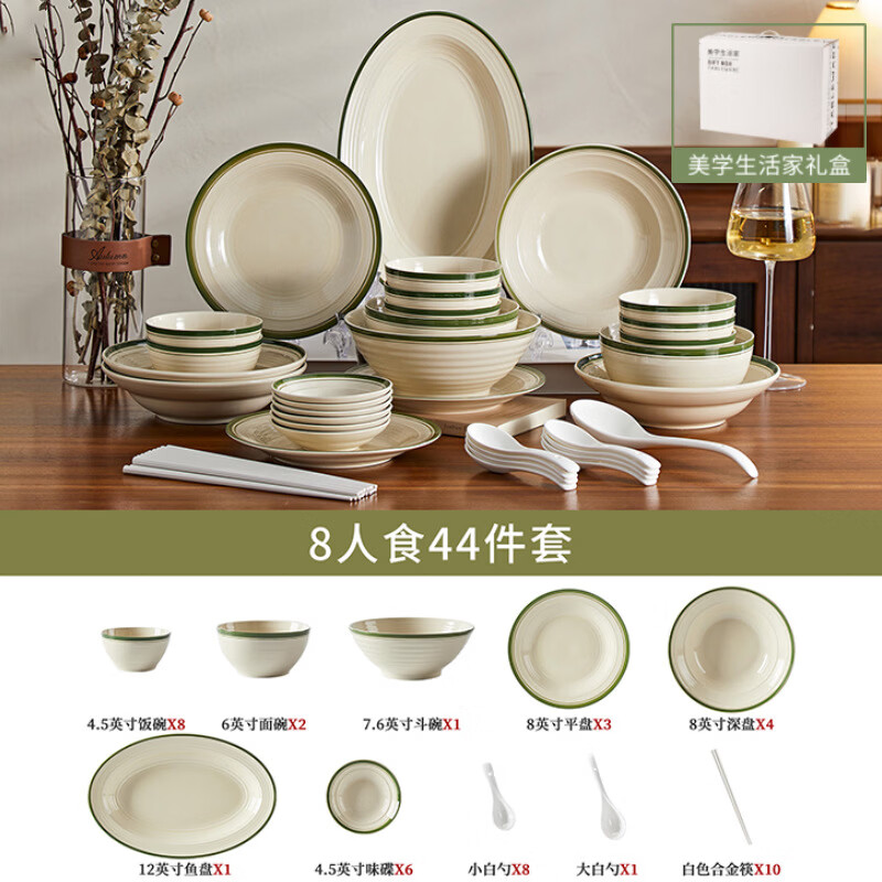 ��������²ʸ��������װ���ø���ֵ�մɲ;���Ǩ���� 8��ʳ�����װ�� 44���� ����ϵ��/���²�/ϴ���/΢��¯���� 381.43Ԫ