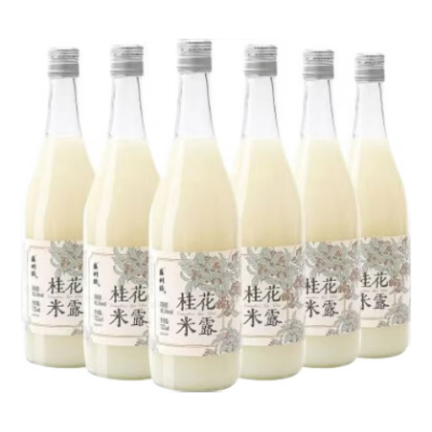 蘇州橋米酒桂花米釀米露糯米酒微醺05低度700ml整箱6瓶特產(chǎn)甜酒 米露糯米酒微醺0點(diǎn)5低度700ml整箱6瓶特產(chǎn)甜酒