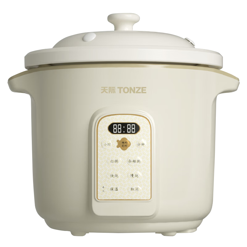 ��ʣ�TONZE������ ���ڷ��� ���౦ ����ȫ�Զ����������� ���������� ����Ӥ����ʳ ��ʱ ԤԼС�� ���  ɰ�� 3L ��ɫ-Լ8�������ࣨ1-6�ˣ�