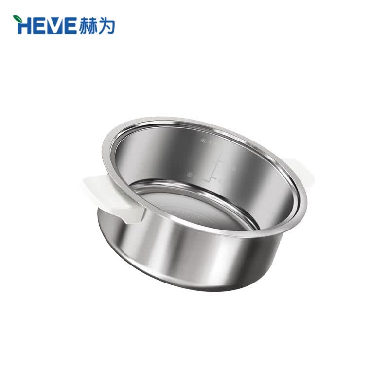 赫为纯钛内壁电火锅多功能锅分体式智能电蒸煮炖一体锅家用大容量4L带蒸笼 4L 34.3cm