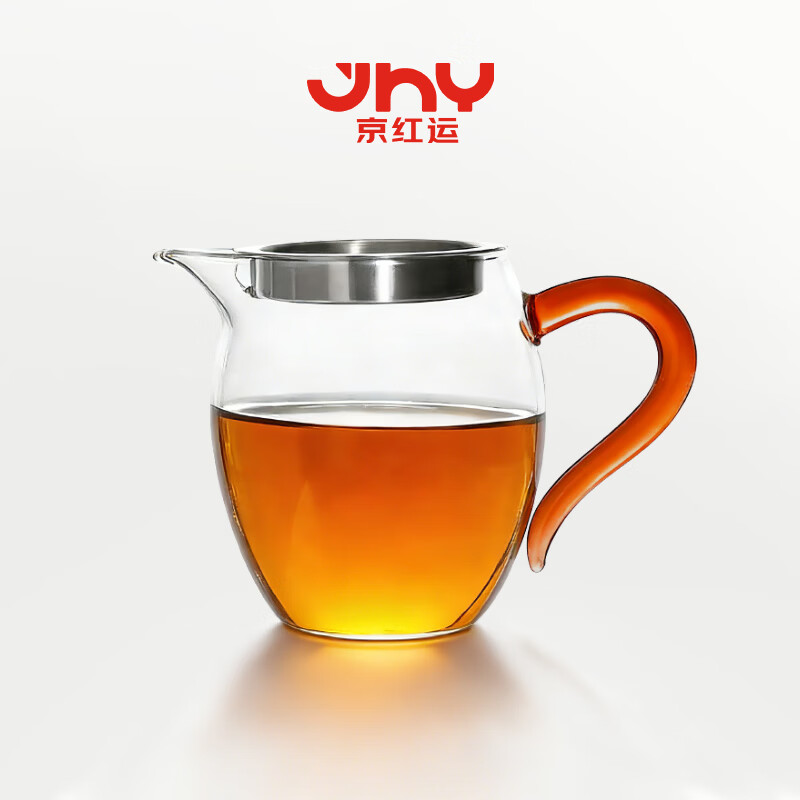 雅集丨京红运真裸价·玻璃公道杯带过滤加厚耐热分茶器茶海茶具配件