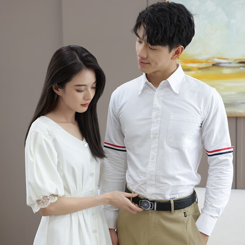 FALAMAONE男士腰带头层软牛皮商务高端皮带男2025新款裤腰带生日礼物送男友 指定尺码/写贺卡/枪色【专柜礼盒】 120cm 改尺寸联系客服或下单备注