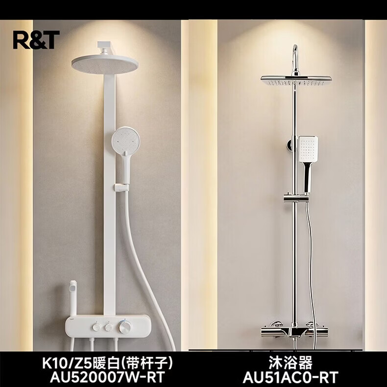 瑞尔特（R&T）淋浴花洒多种款式可选购任意智能马桶换购花洒 换购可选款式