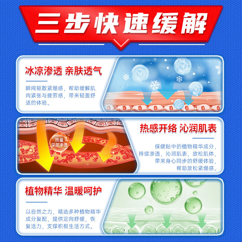 金顶皇钻山风透骨膏贴颈椎肩膀腰腿膝盖关节肿胀疼痛穴位贴 3贴装(1贴装*3件）