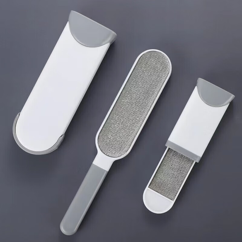 【精选品质】粘毛器扫床除尘刷衣服粘毛刷家用毛呢大衣粘毛去毛球 衣物除毛刷-灰色