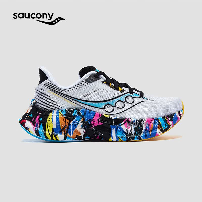 SAUCONY索康尼ENDORPHIN SPEED啡速5跑步鞋长距离跑鞋 白黑男款BERLIN 40