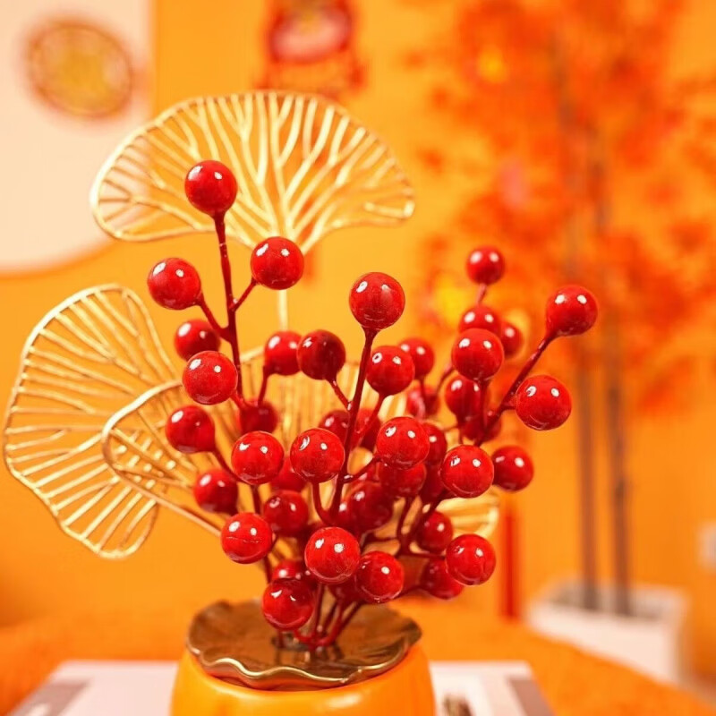 清洁JTT 柿柿如意摆件 俩个装